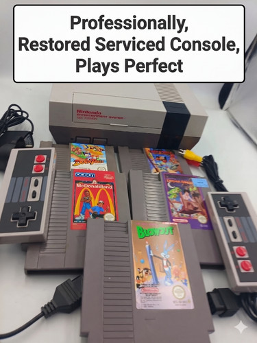 Nintendo nes console with - console,