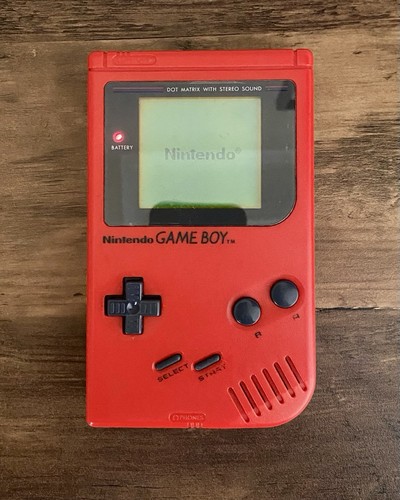 Nintendo gameboy red original - nintendo,