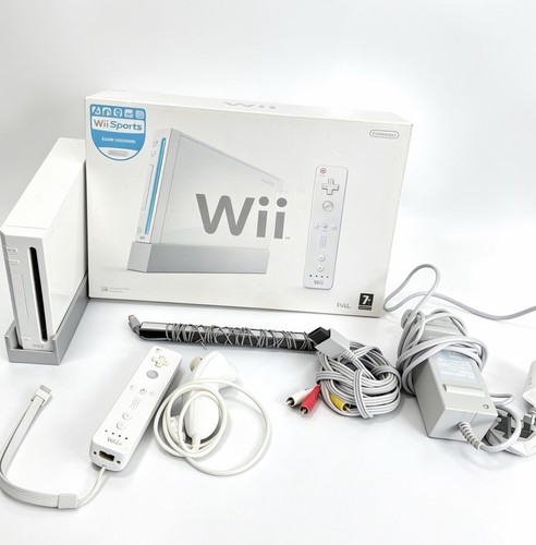 Nintendo wii full set white - nintendo,