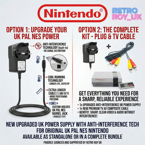 Nintendo nes power supply - power,