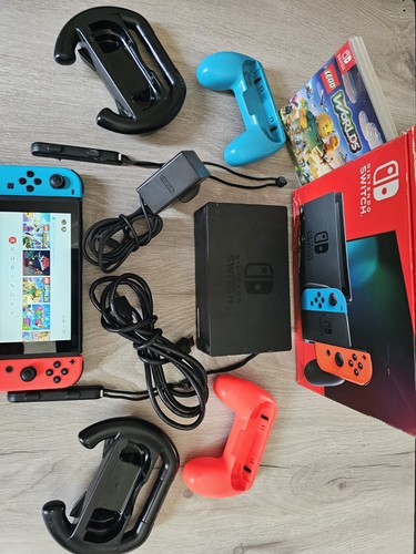Nintendo switch neon - switch, blue